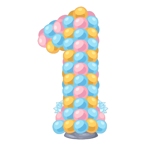 1st Anniversary Balloons