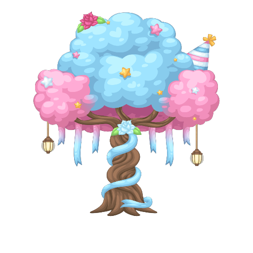 1st Anniversary Pastel Lollipop Tree