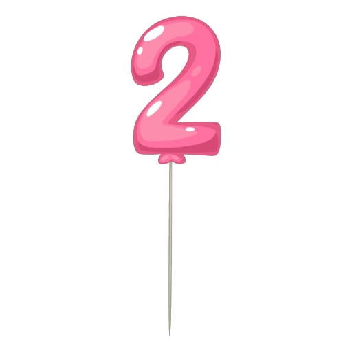 2 Pink Balloon