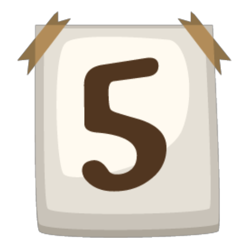 5 Sticker