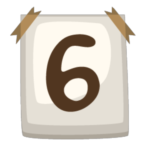 6 Sticker