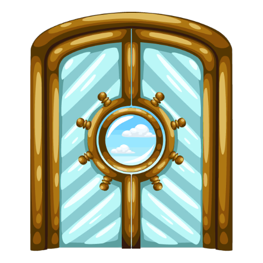 Airship Cabin Glass Door