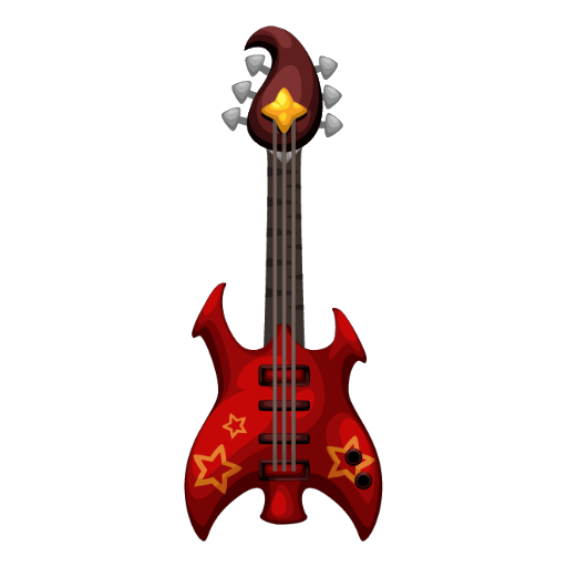 Amazing Red Guitar