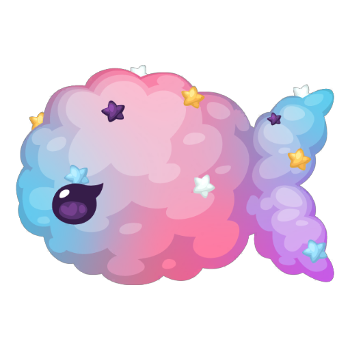 Anniversary Cotton Candy Fish