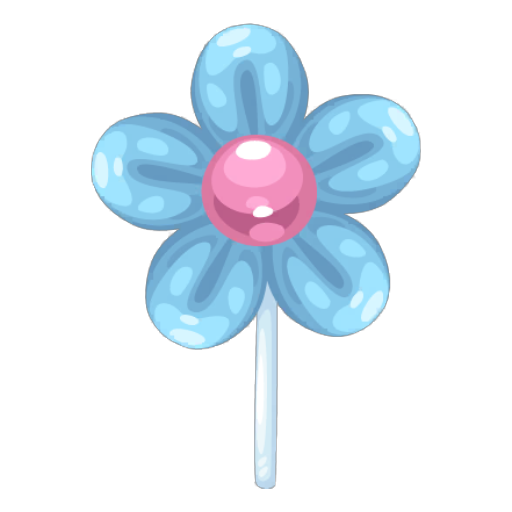Anniversary Sweet Girl Blue Balloon