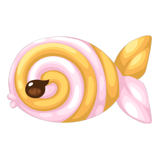 Anniversary Yellow Lollipop Fish