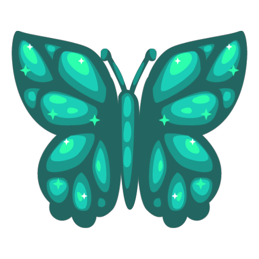 Aqua Butterfly
