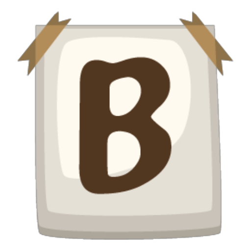 B Sticker
