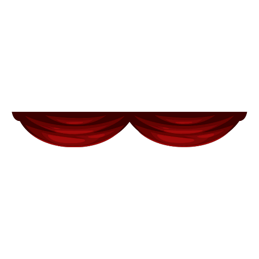 Ballet Theater Red Hanging Curtains