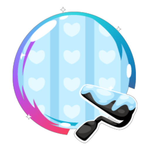 Basic Heart Blue Wallpaper