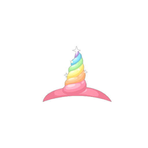 Beauty Unicorn Girl Horn