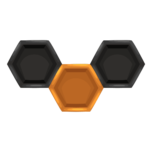 Bee Hive Black and Orange Shelfs