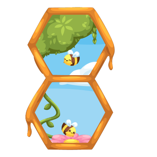 Bee Hive Double Window