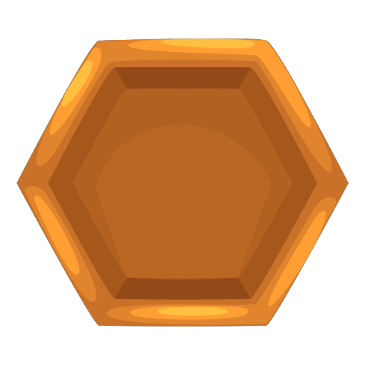 Bee Hive Orange Shelf