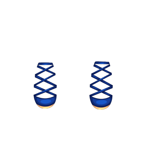 Blue Ballerina Shoes