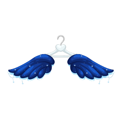 Blue Ballet Wings