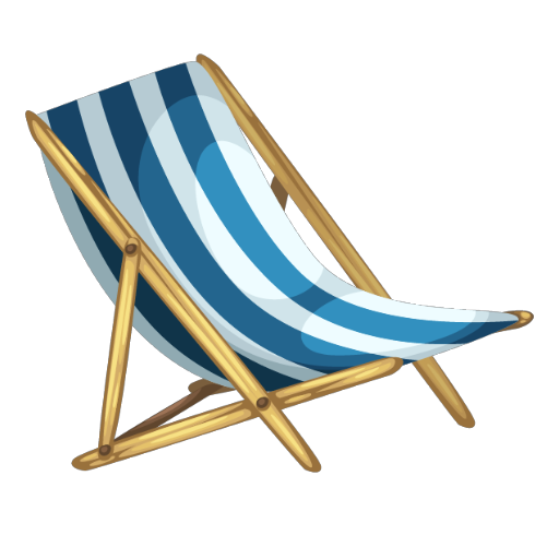 Blue Beach Chair