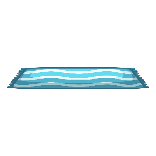 Blue Beach Towel