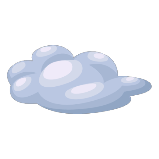 Blue Cloud Shelf