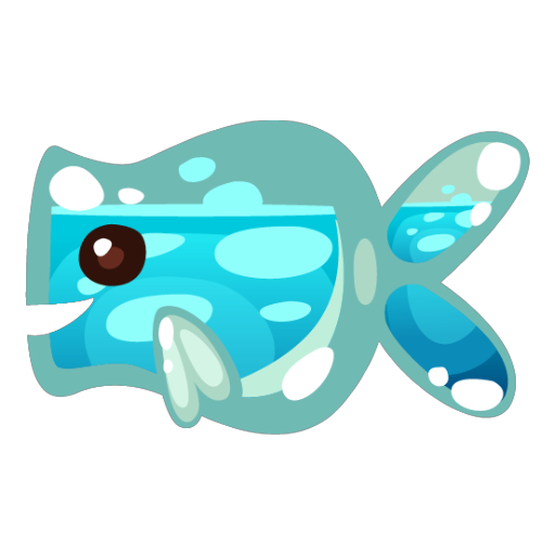 Blue Cocktail Fish
