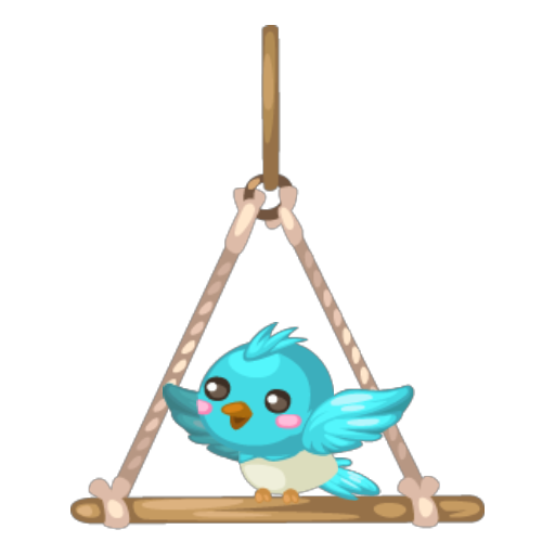 Blue Flying Bird