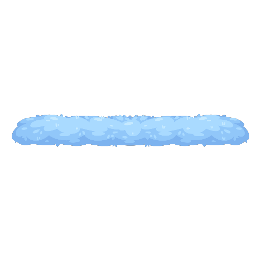 Blue Fur Shelf