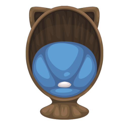 Blue Garden Seat