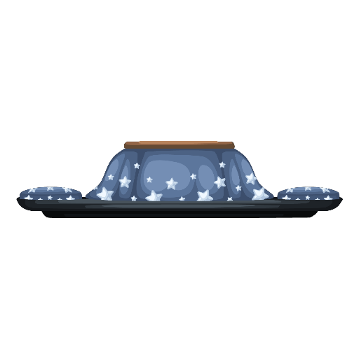 Blue Kotatsu Table