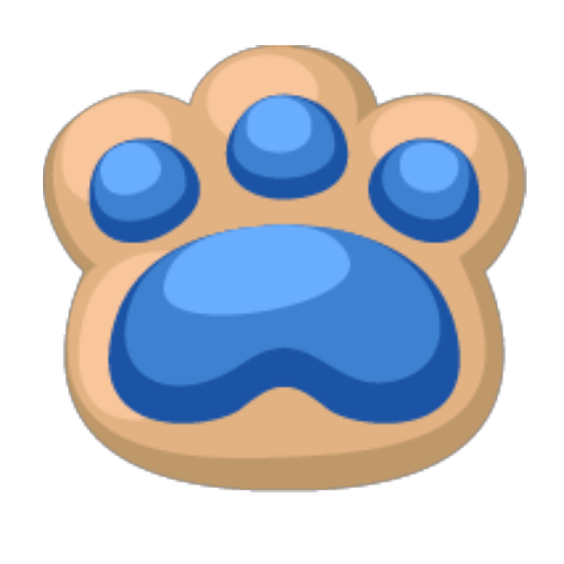 Blue Petling Biscuit