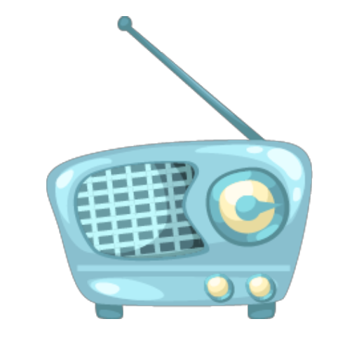 Blue Retro Radio