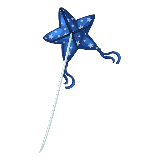 Blue Star Kite