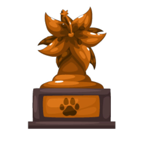 Bronze Flower Lover Trophy