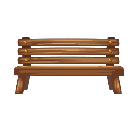 Brown Garden Bench