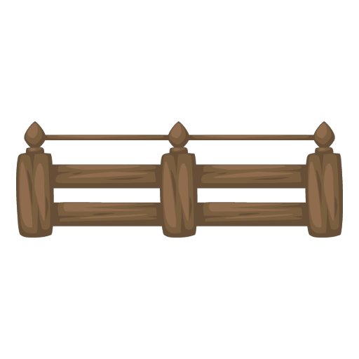 Brown Garden Fence