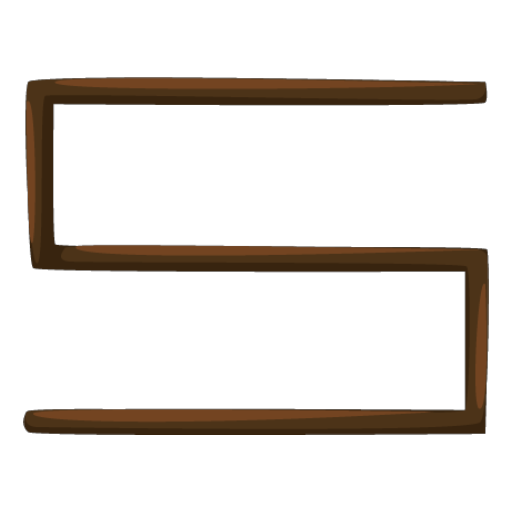 Brown Home Big Shelf