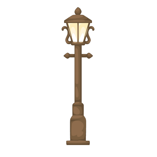 Brown Large Lamp