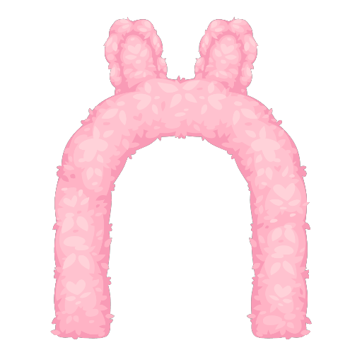 Bunny Garden Pink Arch
