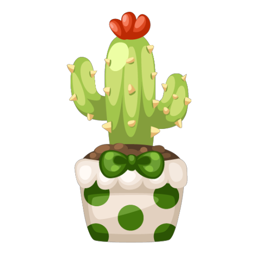 Cactus Pot Decor