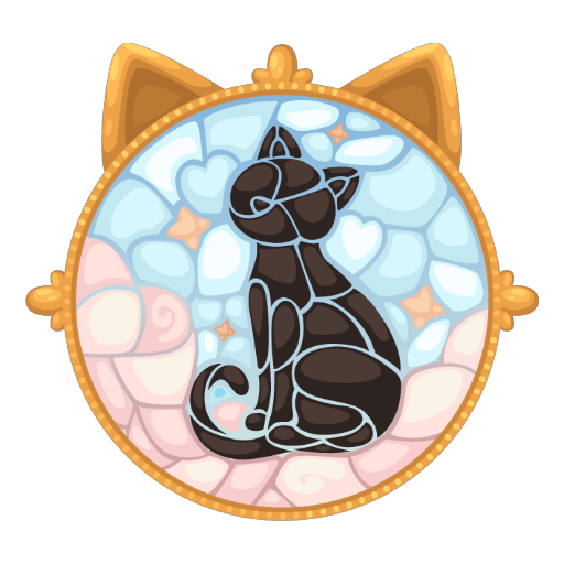 Cat Stained Window