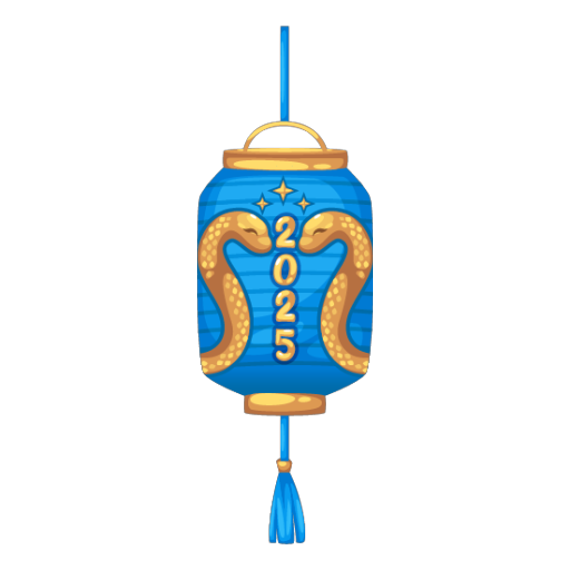 Chinese Blue 2025 Lamp