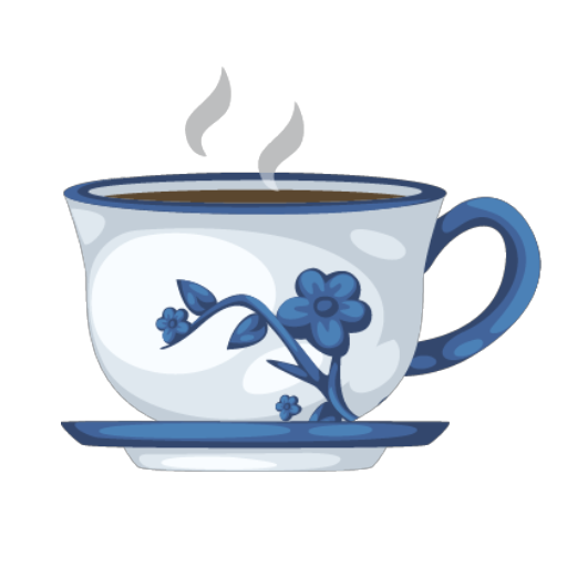 Chinese Blue Coffee Cup