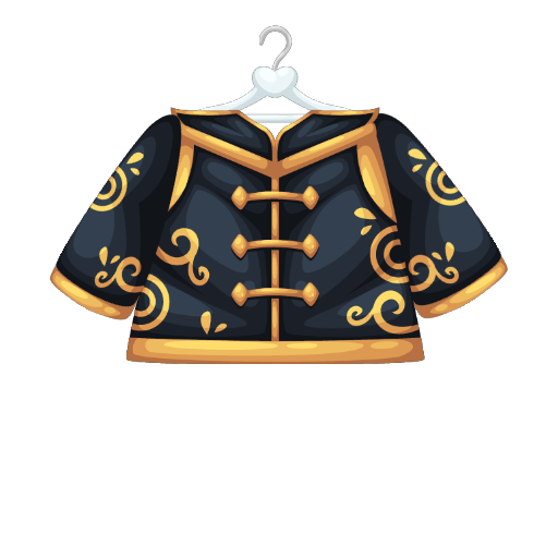 Chinese Festive Boy Black Top