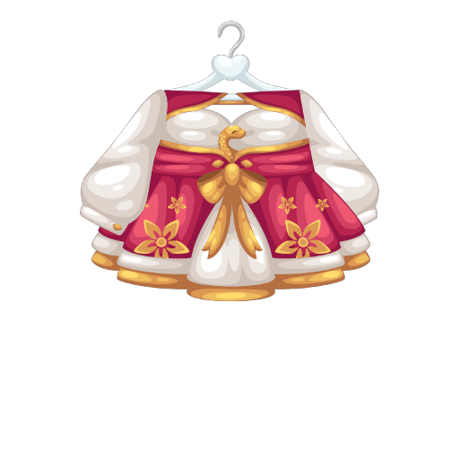 Chinese Festive Girl Pink Dress