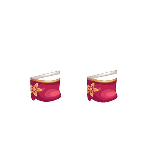 Chinese Festive Girl Pink Shoes