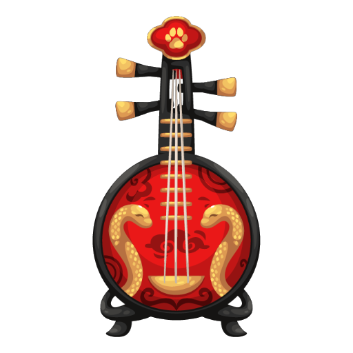 Chinese Moon Guitar