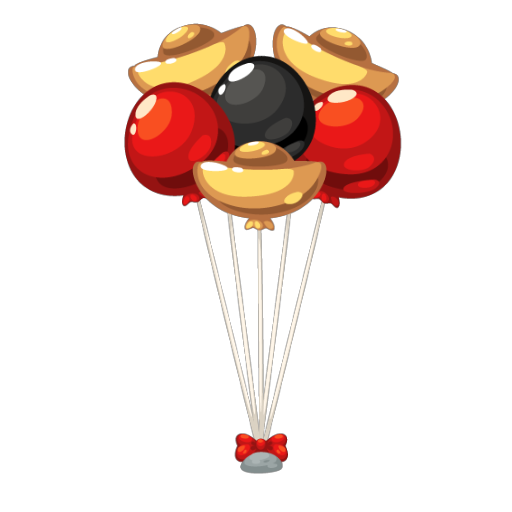 Chinese New Year Ingot Ballons