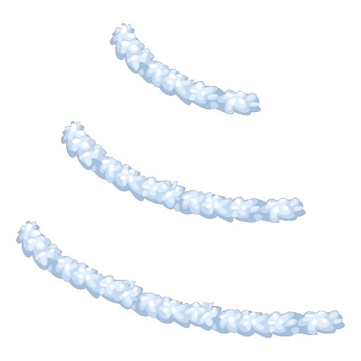 Christmas Blue Tree Tinsel