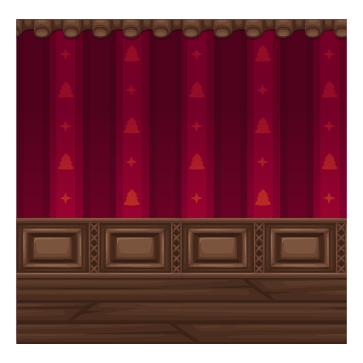 Christmas Center Red Room Panel