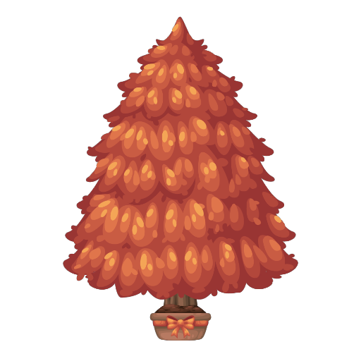 Christmas Bronze Tree Bonsai