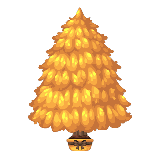 Christmas Golden Tree Bonsai